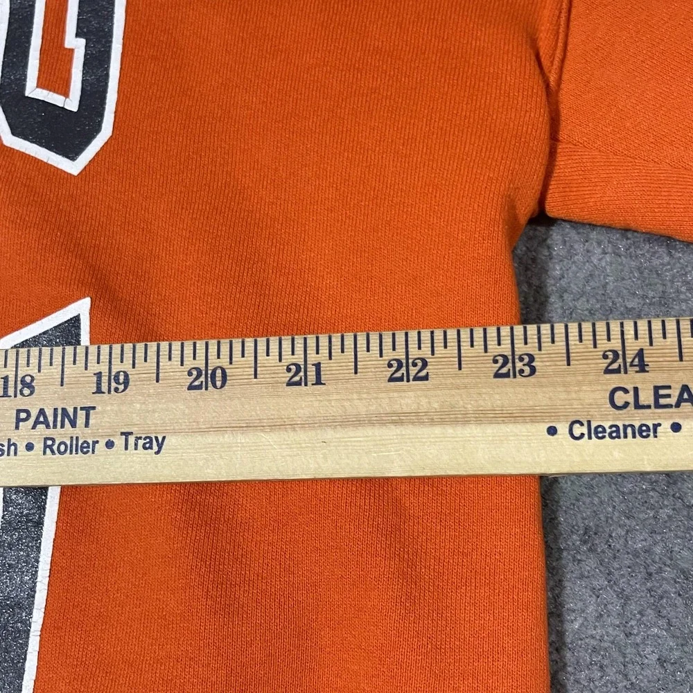 Bowling Green University Sweater Men XL Orange Russell Athletic NCAA Box Fit USA